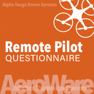FAA Part 107 Remote Pilot Questionnaire by Alpha Tango Drone Services featuring hundreds of practice questions with detailed explanations to reinforce aviation knowledge and prepare for the FAA Remote Pilot Knowledge Test.
