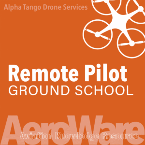 FAA Part 107 Remote Pilot Ground School online course by Alpha Tango Drone Services through the AeroWare learning platform for FAA Remote Pilot Certificate exam preparation.